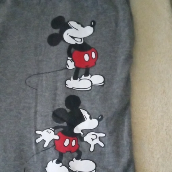 Disney Mickey Mouse Gray Lounge Pants - Picture 5 of 10